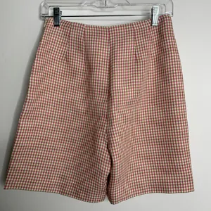 Alexa Chung High Waisted Plaid Womens Long Shorts US 6 thumbnail 10