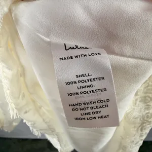 NWT Lulu's Wistful‎ Moments Long Sleeve Mini Dress in Cream Size Large thumbnail 5