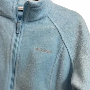 Columbia Blue Fleece Full Zip Up thumbnail 3