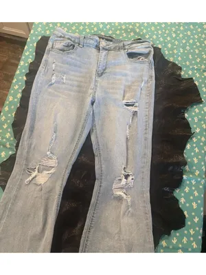 Indigo Rein Women's Jeans – Size 15 (31x32) Blue Denim Pants thumbnail 2