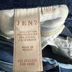 Jen7 for All Mankind Women's Leopard Ankle Skinny Jeans, Size 12 thumbnail 3