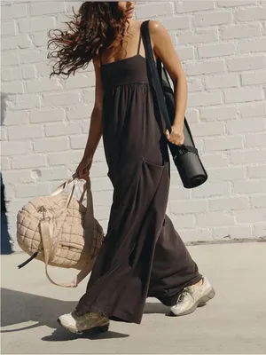 NWOT Free People FP Movement Hot Shot Strappy Onesie - black - XS thumbnail 6
