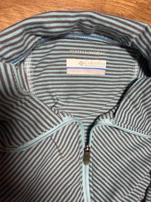 Columbia Striped Quarter-Zip Pullover Women’s Large thumbnail 4