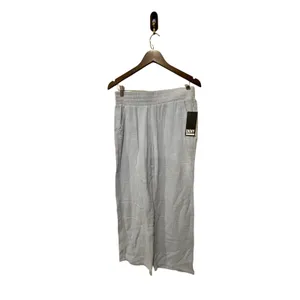 DKNY High‎ Rise Cotton Gauze Wide Leg Pants Size Large thumbnail 4