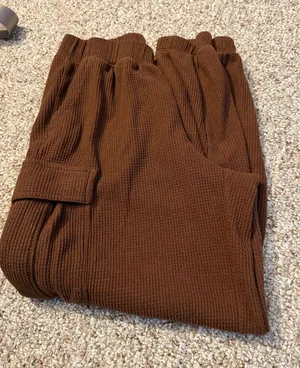 Aerie Waffle Knit Joggers Cargo thumbnail 1