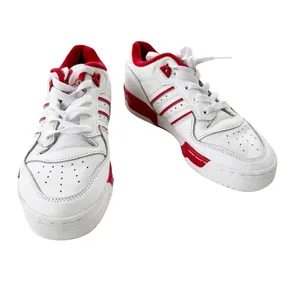 adidas Originals Rivalry Low Leather Sneaker Unisex Red White Size Women’s 6.5 thumbnail 4