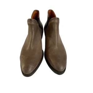 KANNA Booties Ankle Boots Brown‎ Leather Zip Womens SIze 6.5 / 37 Made in Spain thumbnail 2