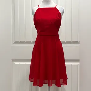 🆕 Lulu's Strapless Red Dress Size M thumbnail 2