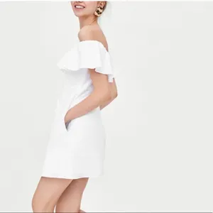 ✨ Zara Off-the-Shoulder Button Dress with Ruffles✨ thumbnail 3