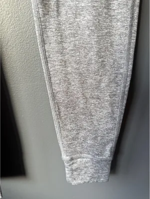 Aerie Gray Drawstring Jogger Sweatpants thumbnail 4