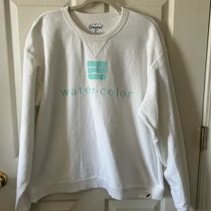 Unwind by League Watercolor Florida White Corded Long Sleeve Sweatshirt Size XL‎ thumbnail 9