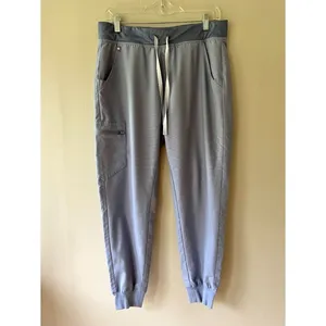 FIGS Sz M Jogger Scrubs Pants Pull On 6 Pockets Ribbed Anti-Wrinkle thumbnail 14