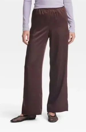 a new day Wide Leg Pants in Brown thumbnail 1