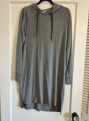 Cable & gauge hooded lounge dress thumbnail 1