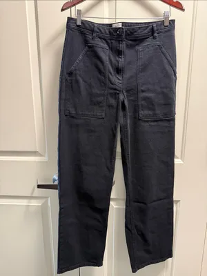 Aritzia Wilfred Free Modern Utility Pant Black 10 thumbnail 2