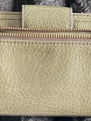 Fossil Olive Leather Snap Wallet with Pebble Texture thumbnail 7