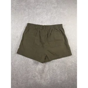 madewell womens camp shorts olive green large thumbnail 6