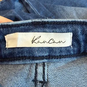 KanCan Wide Leg Jeans Size 27 Dark Wash High Rise Cropped Stretch Sailor thumbnail 10