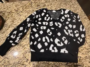 & Other Stories Leopard print sweater thumbnail 1