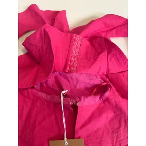 Seven Wonders Hot‎ Pink Nassau Ruffle Cutout Mini Dress Size 2 thumbnail 5