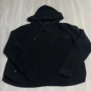 Ralph Lauren Black Knit Hoodie thumbnail 1