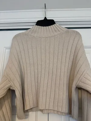 Pacsun tan cropped sweater thumbnail 2