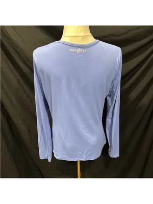 Hang Ten Periwinkle Long Sleeve Crewneck Top thumbnail 3