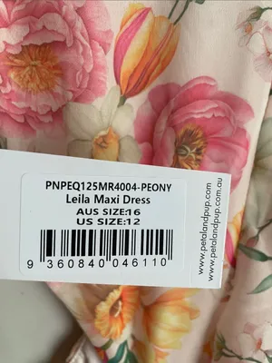 Petal & Pup Leila Floral Maxi Dress in Peony thumbnail 12