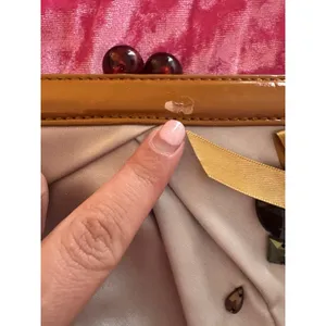 Simply Vera Wang Clutch Tan Gold Embellished Purse Formal Going Out thumbnail 2