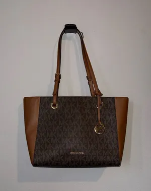 Michael Kors MK Logo Tote thumbnail 1