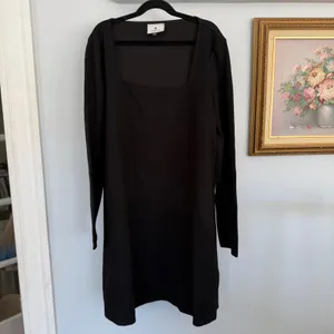 Tuckernuck Middleton Black Square Neck Long Sleeve Mini Dress Womens Size‎ Small thumbnail 3
