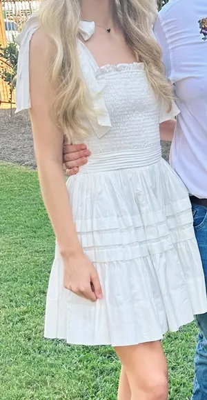 Mabel White Mini Dress thumbnail 2