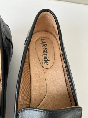 Life Stride Margot Flight Attendant Comfort Faux Leather Loafers Black Size 7.5 thumbnail 4