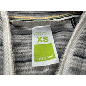 Smartwool Merino Wool 1/4 Zip Base Layer Top XS Gray Stripe Mock Neck Outdoor thumbnail 9