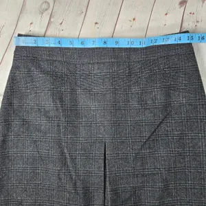 Body by‎ Victoria Plaid Wool Blend Blazer Skirt Suit Set Size 10 thumbnail 13