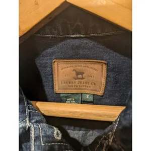 Ralph Lauren dark blue denim jean jacket women size S Excellent condition thumbnail 9