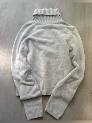 Calvin Klein Jeans Cream Turtleneck Sweater thumbnail 1