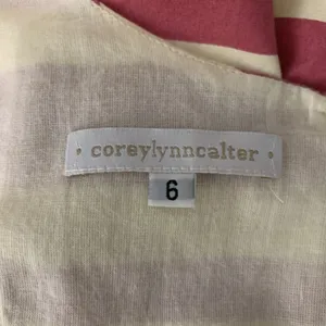 Anthropologie Corey Lynn Calter Dress 6‎ Fit Flare Striped Sleeveless Retro thumbnail 6