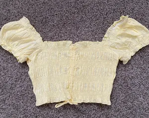 Yellow Crop Top thumbnail 2