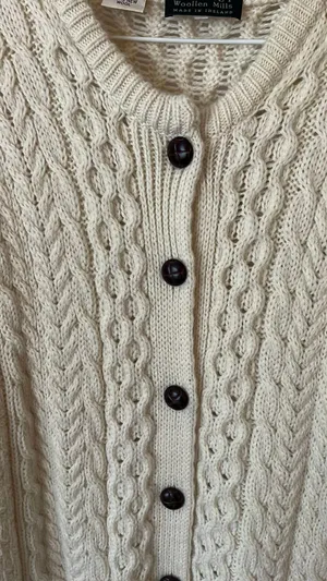 Barney's wollen chunky cardigan thumbnail 5