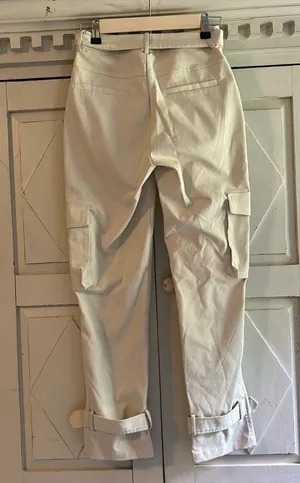 Light tan cargo dress pants thumbnail 2