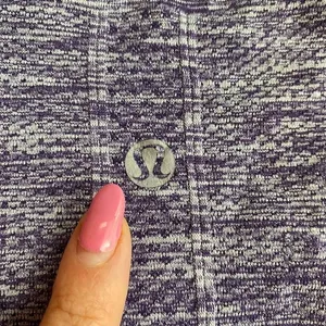 Lululemon Swiftly Tech Long Sleeve Crew Size 4‎ Space Dye Heathered Purple Fog thumbnail 3