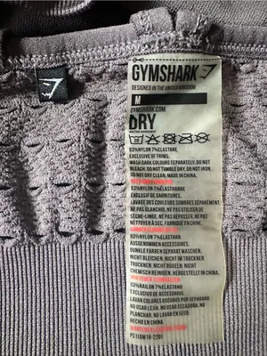Gymshark Energy Seamless crop top sports bra in a grey marl color, size Medium thumbnail 6