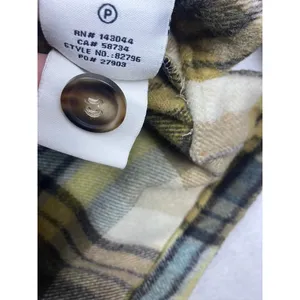 Bagatelle‎ Cropped Shacket Womens Size S Green Plaid Wool Blend Button thumbnail 5