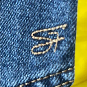 Seven7 Women's Straight Leg Jeans in Dark Blue Wash NWT thumbnail 4