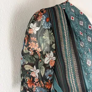 Anthropologie Tiny lovely patchwork wrap top thumbnail 5