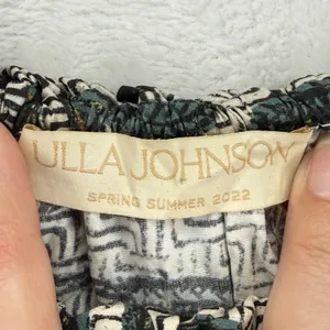 Ulla Johnson Floral Zigzag Cotton Ruffle Mini Dress Spring Summer 2022 Size 4‎ thumbnail 2