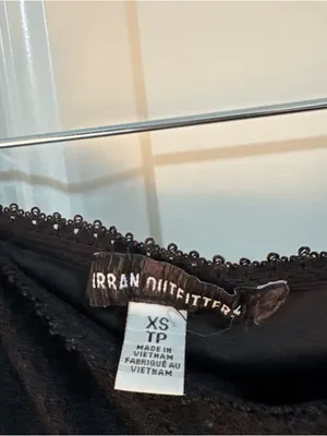 Urban Outfitters Black Lace-Overlay Midi Skirt thumbnail 2