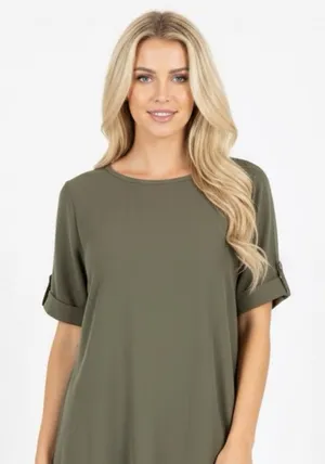 Zenana Outfitters green top size large thumbnail 1