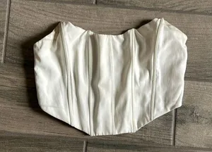 White fox white corset top thumbnail 1